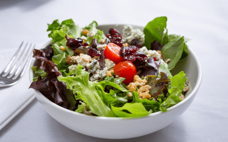 refreshing Garden Salad to serve with Sloppy Joes