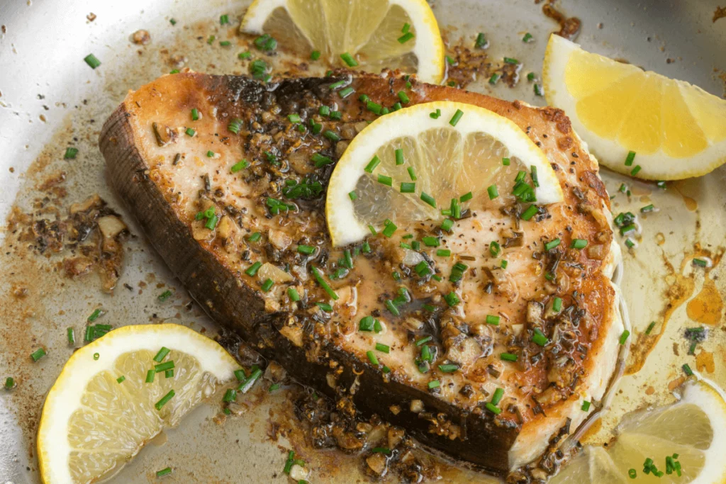 Lemon Garlic Swordfish 