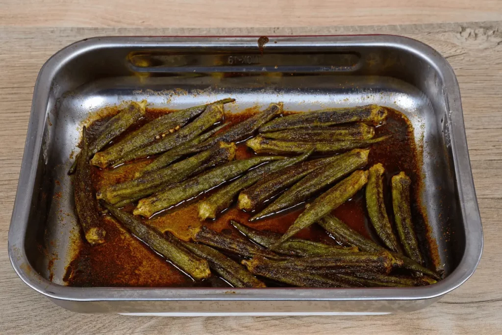 Oven Roasted Okra