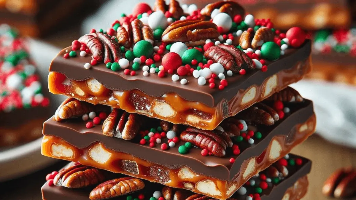 christmas crack with pretzels