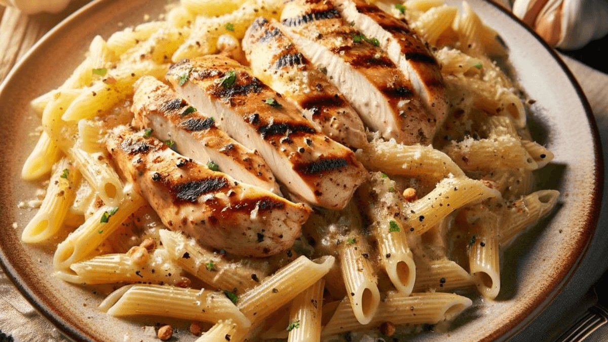 Garlic Parmesan Chicken Pasta