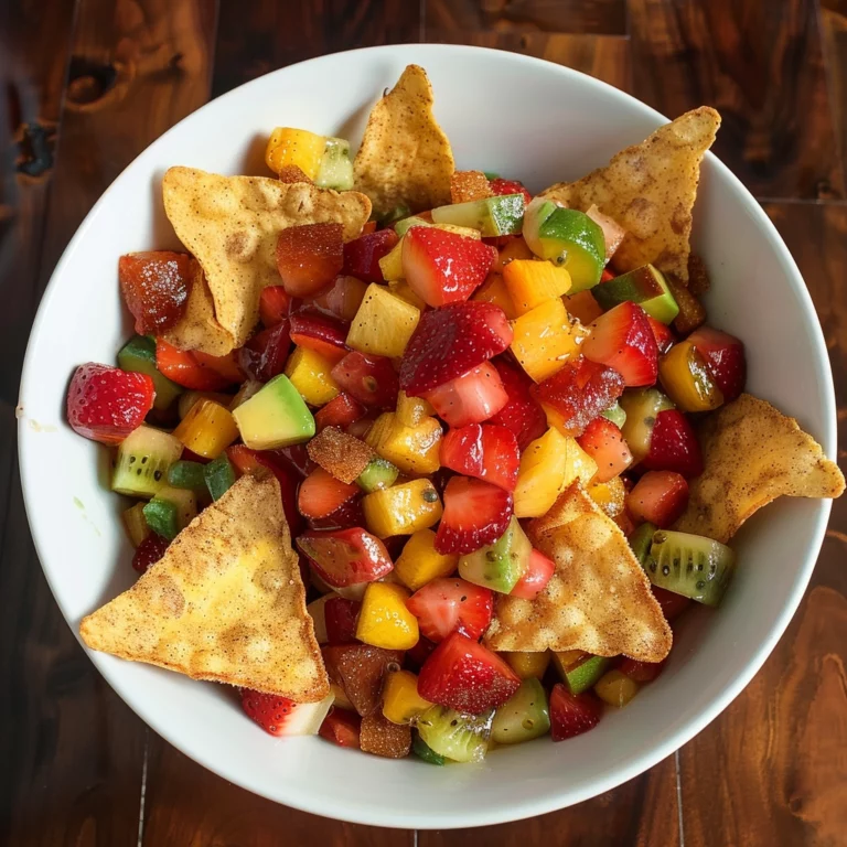 Fruit Salsa with Cinnamon Chips