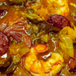 Gumbo Greens with Cabbage