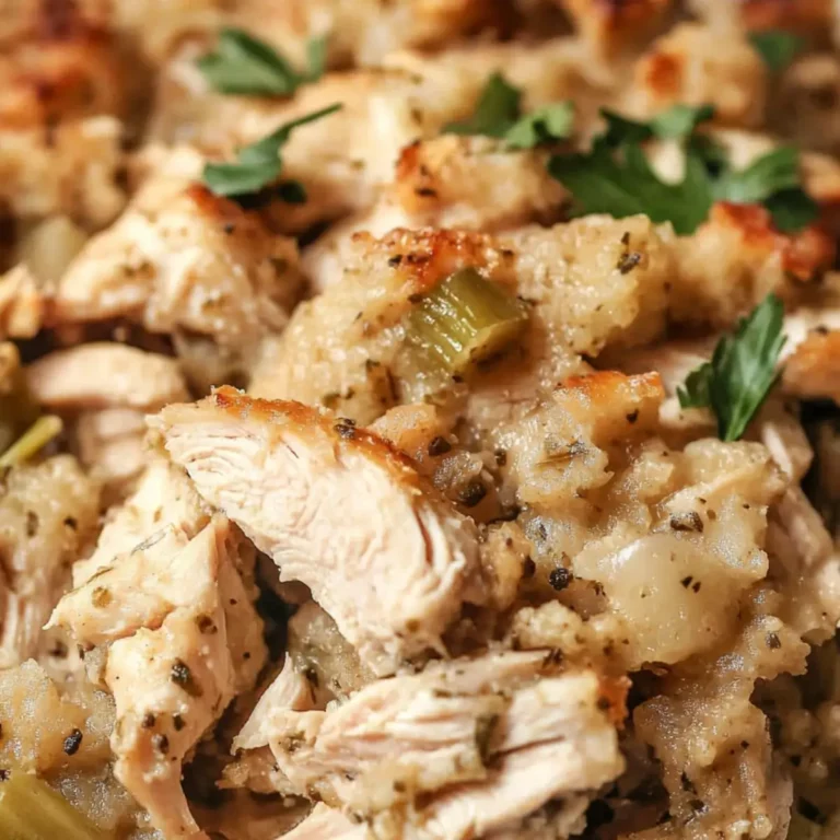 Crockpot Chicken and Stuffing