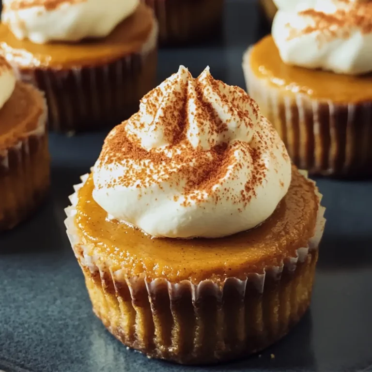 Mini Pumpkin Cheesecakes