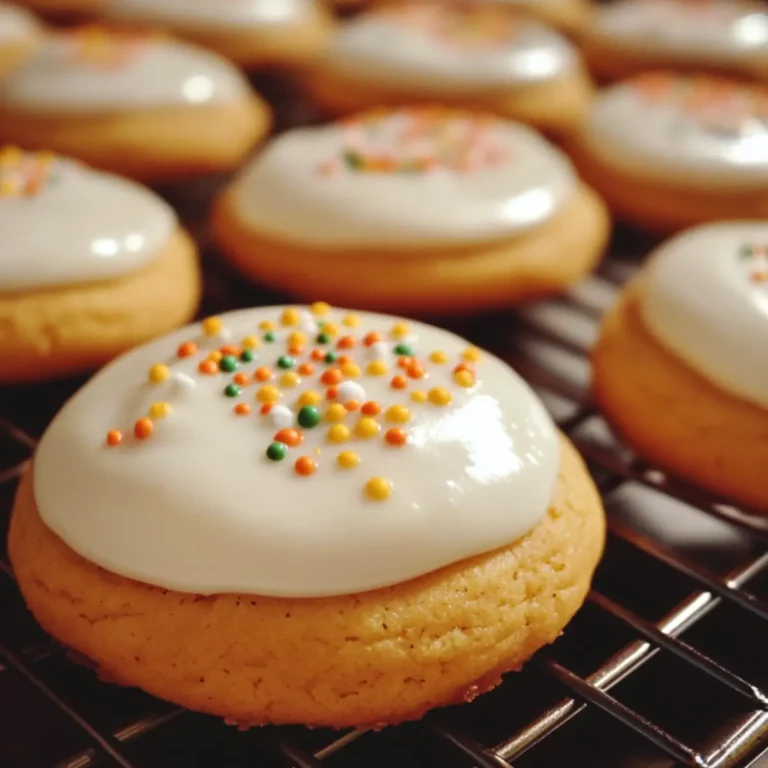 Pumpkin Sugar Cookies with Cream Cheese Frosting