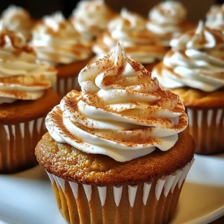 Pumpkin Pie Cupcakes