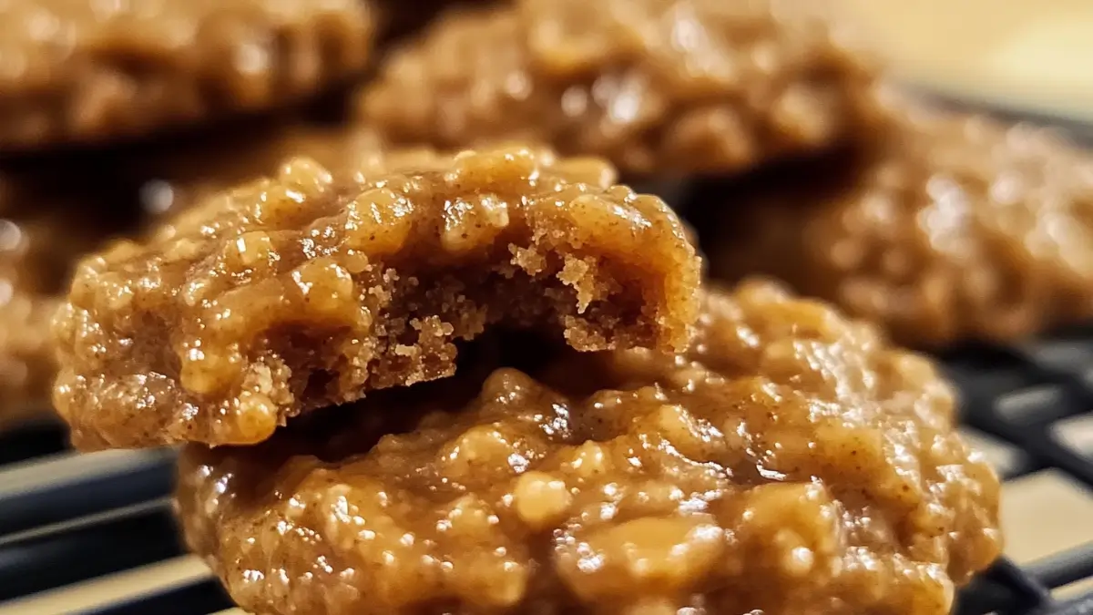 Pumpkin Spice No Bake Cookies