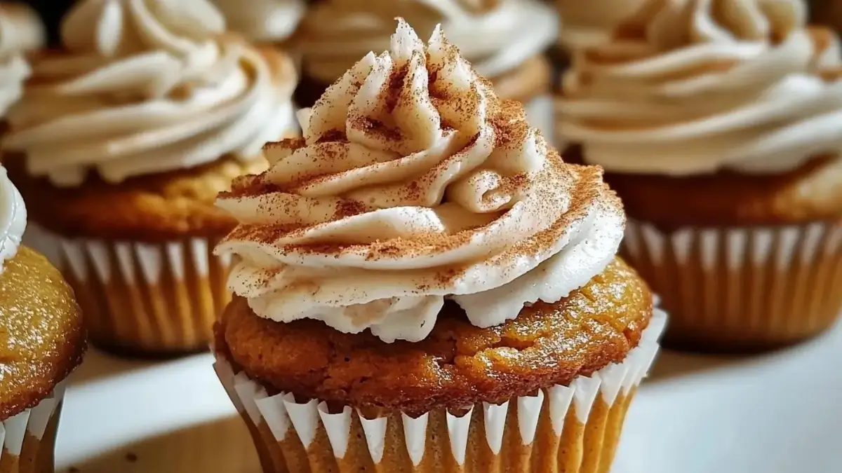 Pumpkin Pie Cupcakes