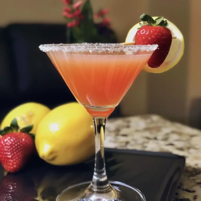 Strawberry Lemon Drop Martini