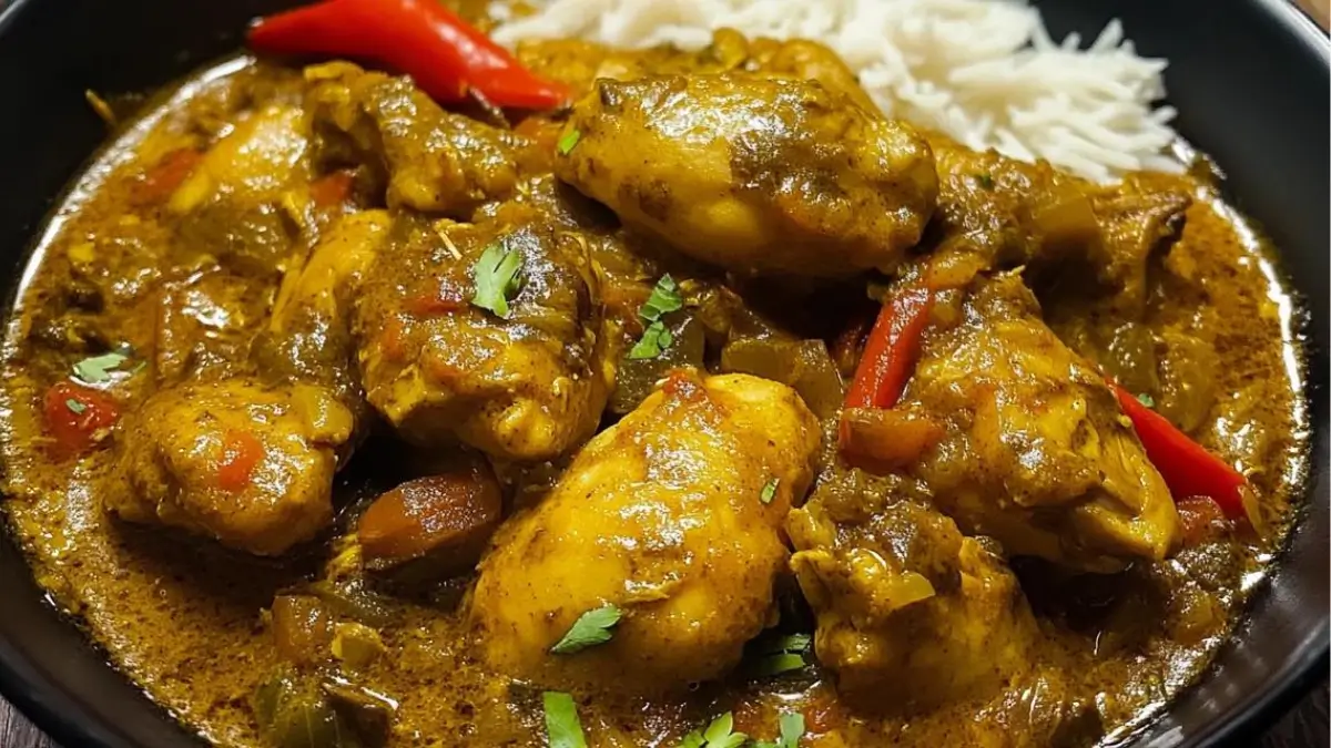 Authentic Jamaican Curry Chicke