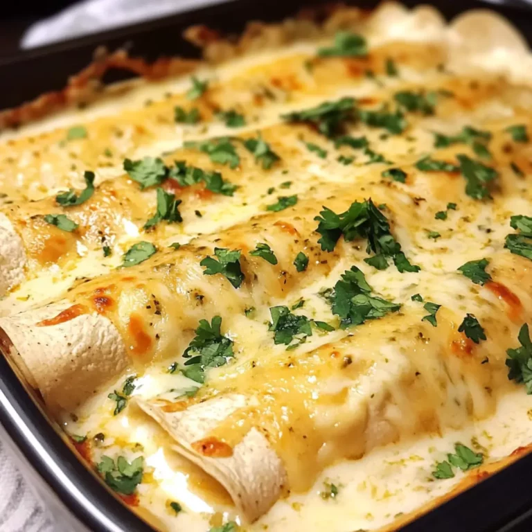 Chicken Enchiladas with Sour Cream White Sauce