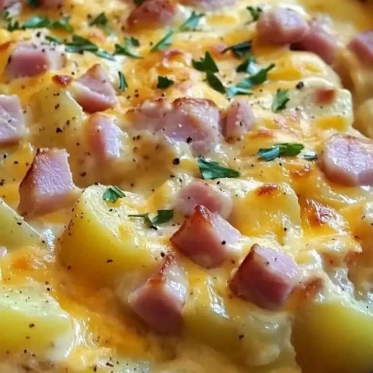 Crockpot Ham and Potato Casserole