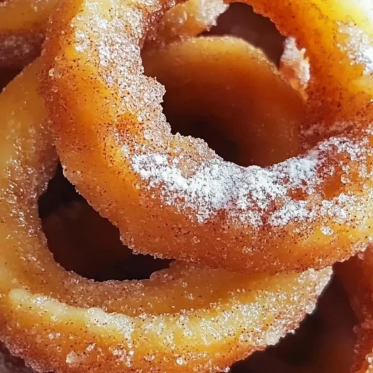 Fried Cinnamon Apple Rings