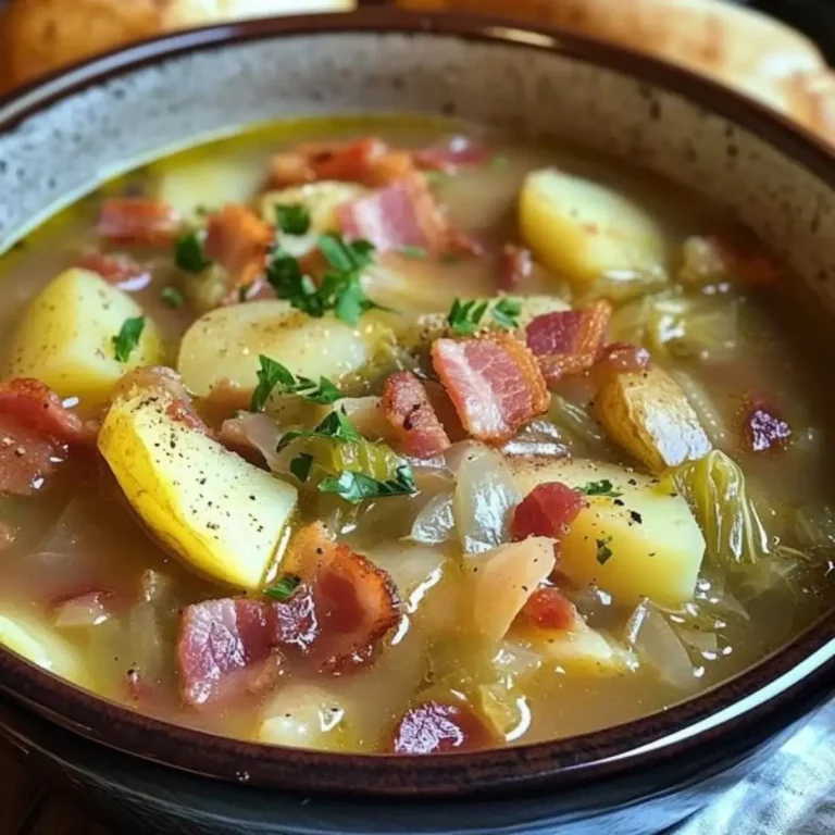 Irish Bacon, Cabbage, and Potato Soup