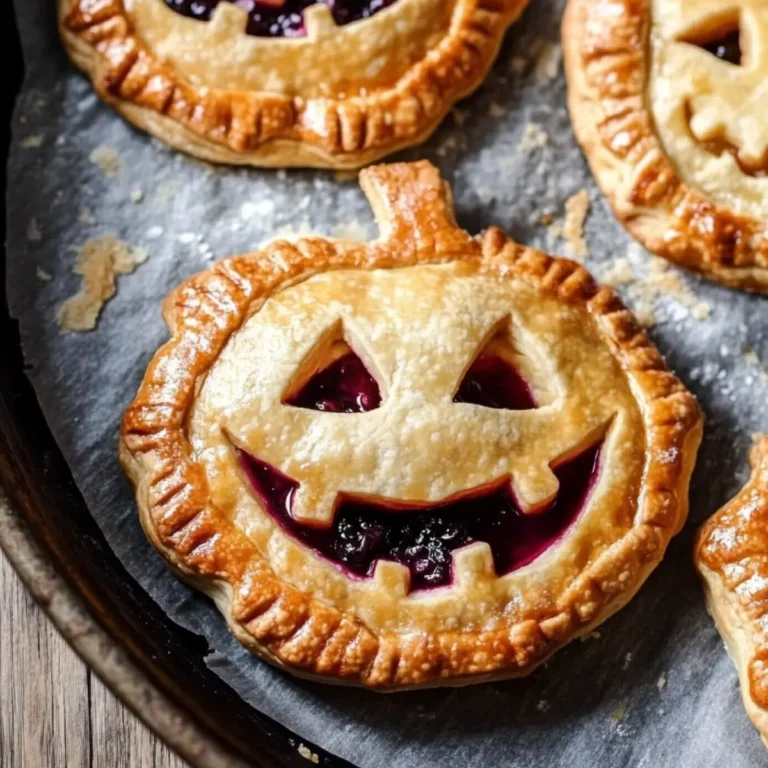 Jack-O-Lantern Hand Pies