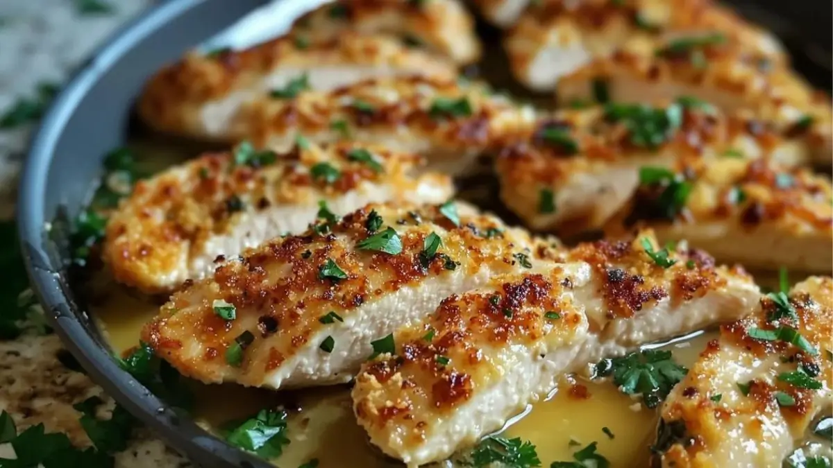 Longhorn Parmesan Crusted Chicken