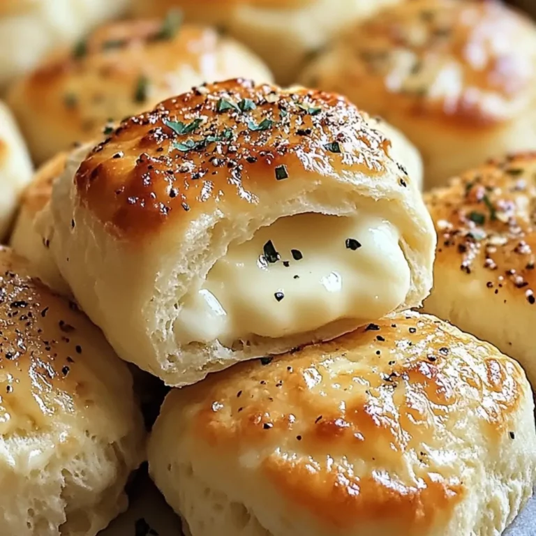 Pillsbury Biscuit Garlic Butter Cheese Bombs