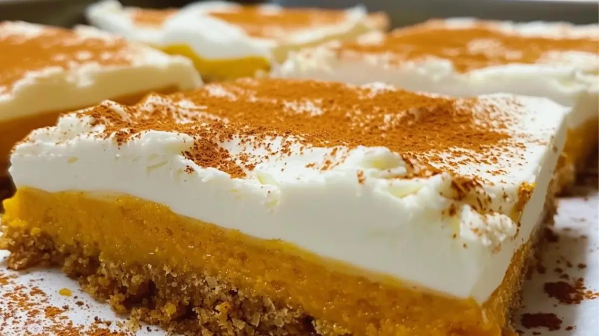 Pumpkin Bars with Cream Cheese Frosting