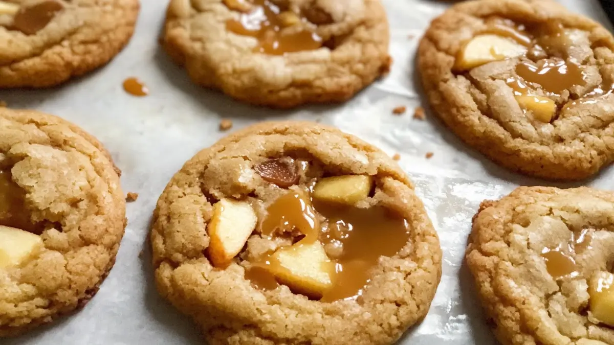 Caramel Apple Cookies