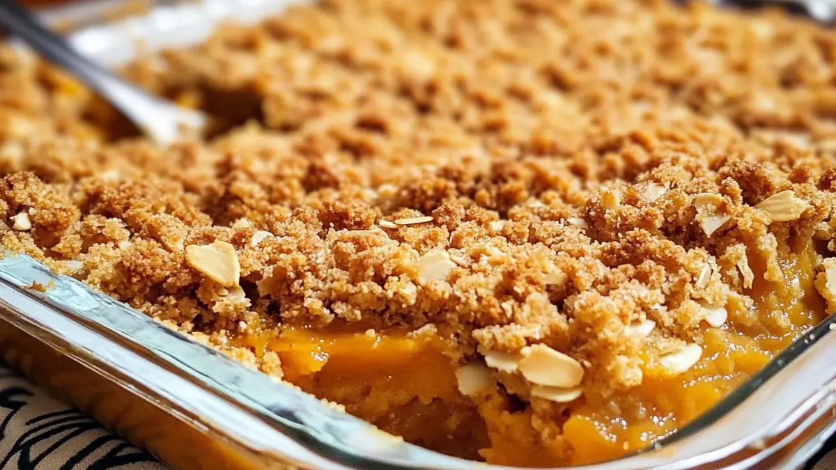 Pumpkin Pie Crumble