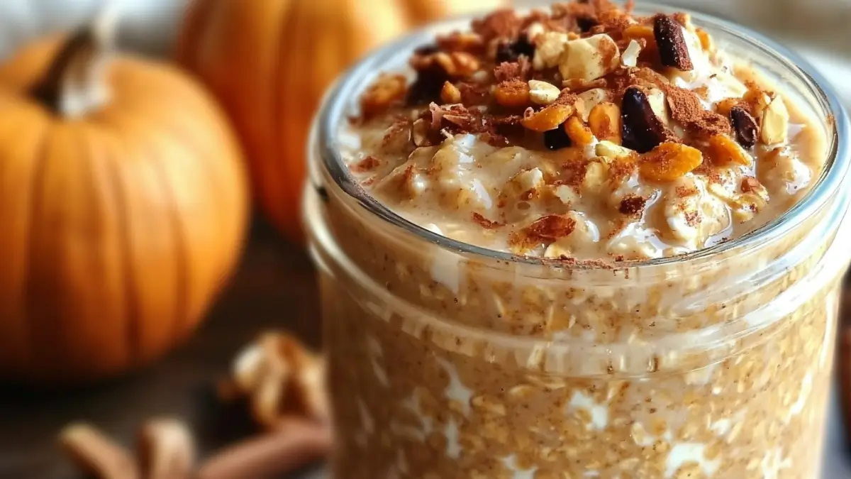 Pumpkin Pie Overnight Oats