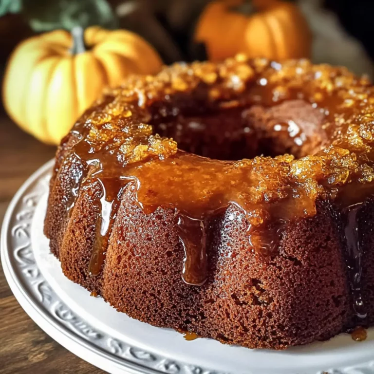 Pumpkin Rum Cake