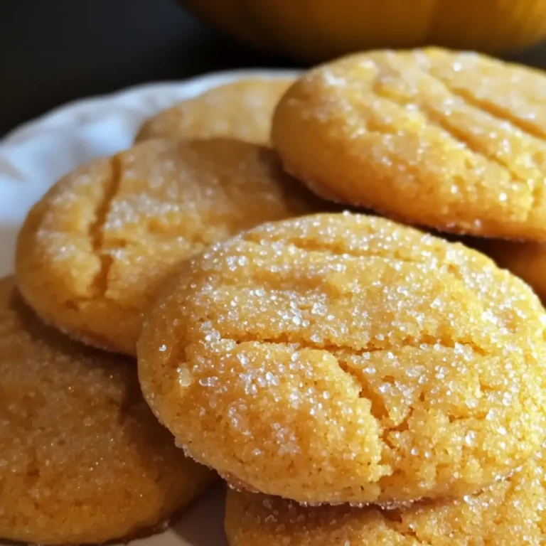 Soft Batch Pumpkin Sugar Cookies