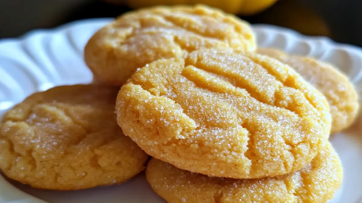 Soft Batch Pumpkin Sugar Cookies