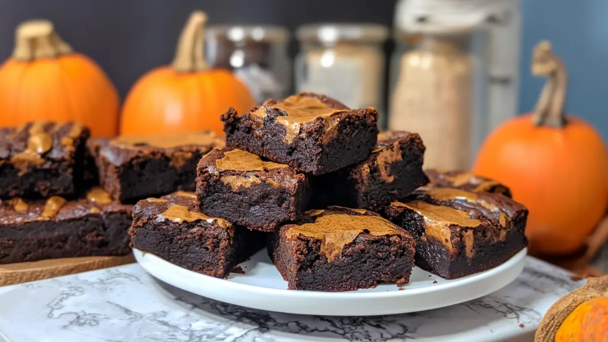 pumpkin brownies