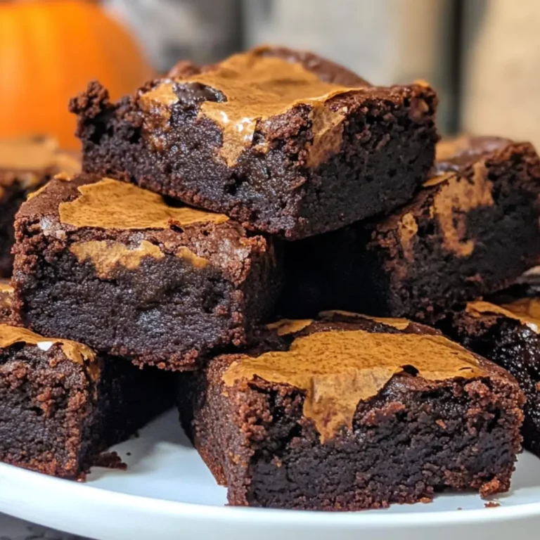 pumpkin brownies