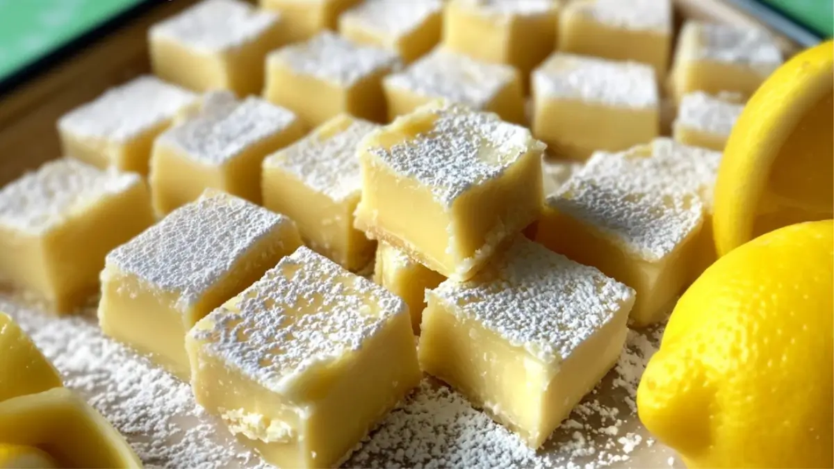 5-Minute Lemon Fudge