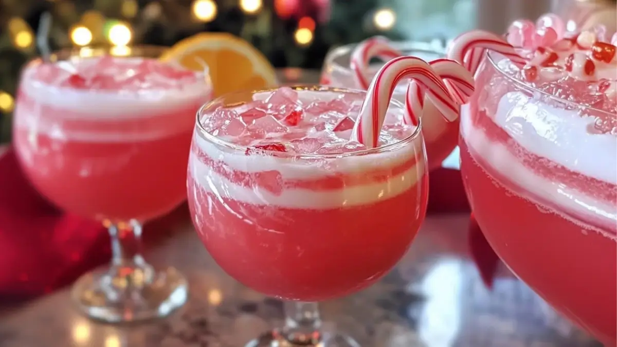 Candy Cane Christmas Punch