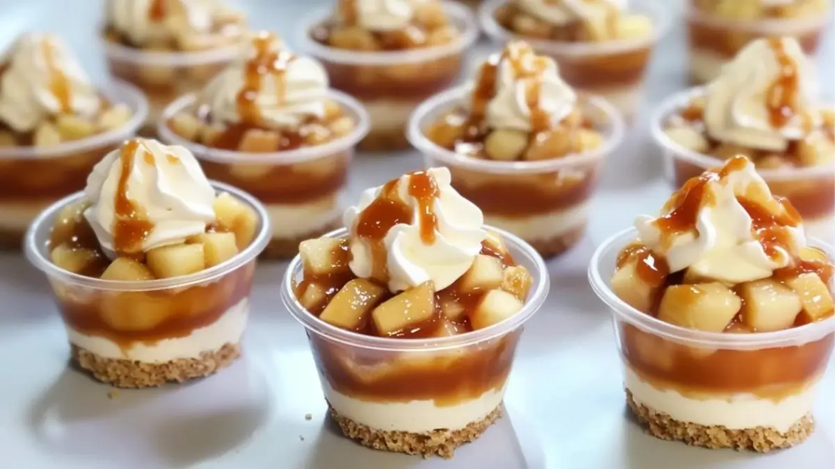 Caramel Apple Dessert Cups