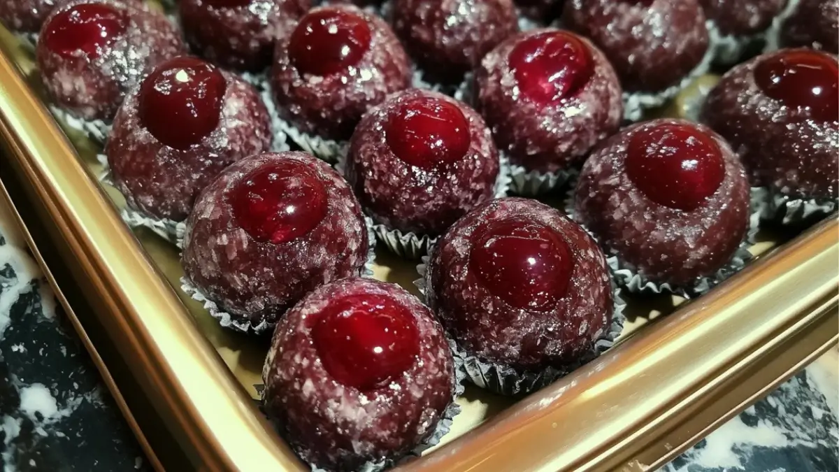 Cherry Rum Balls