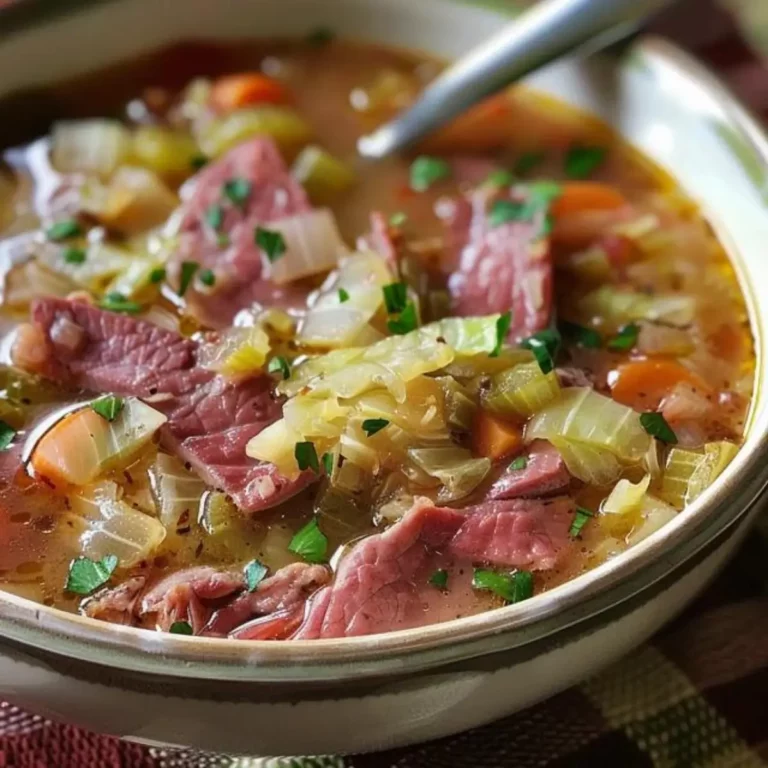 Corned Beef and Cabbage Soup