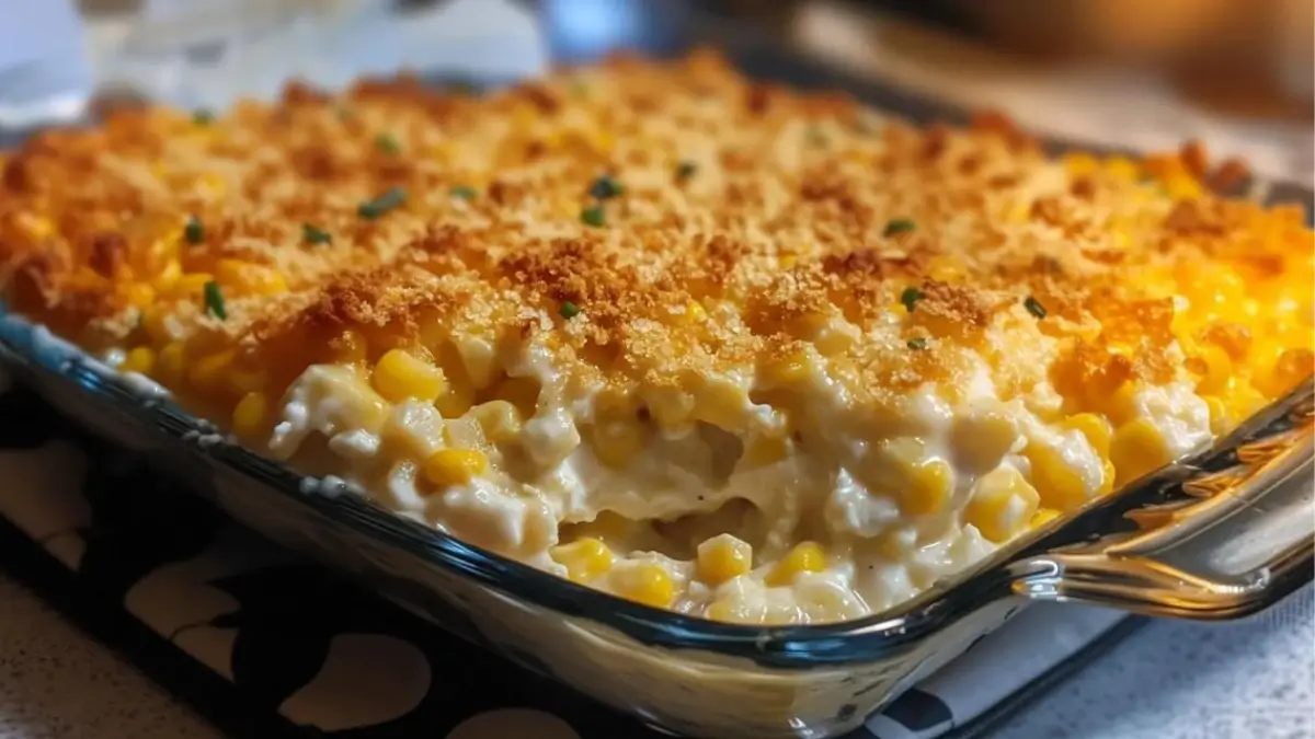 Cream Cheese Corn Casserole