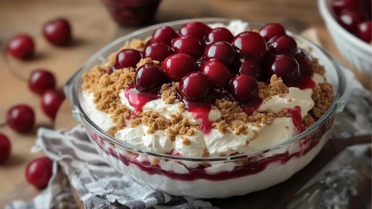 Delectable Cherry Cheesecake Fluff