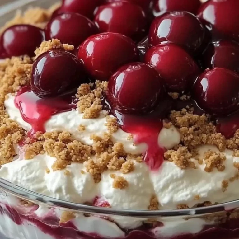 Delectable Cherry Cheesecake Fluff