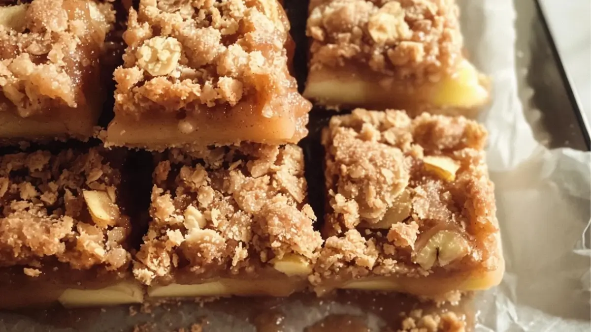 Easy Apple Crisp Bars