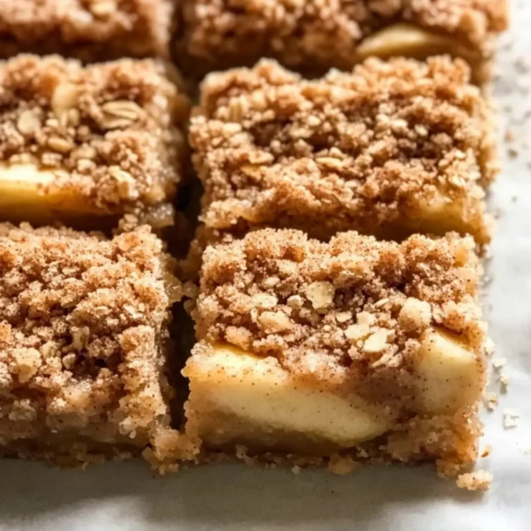 Easy Apple Crisp Bars