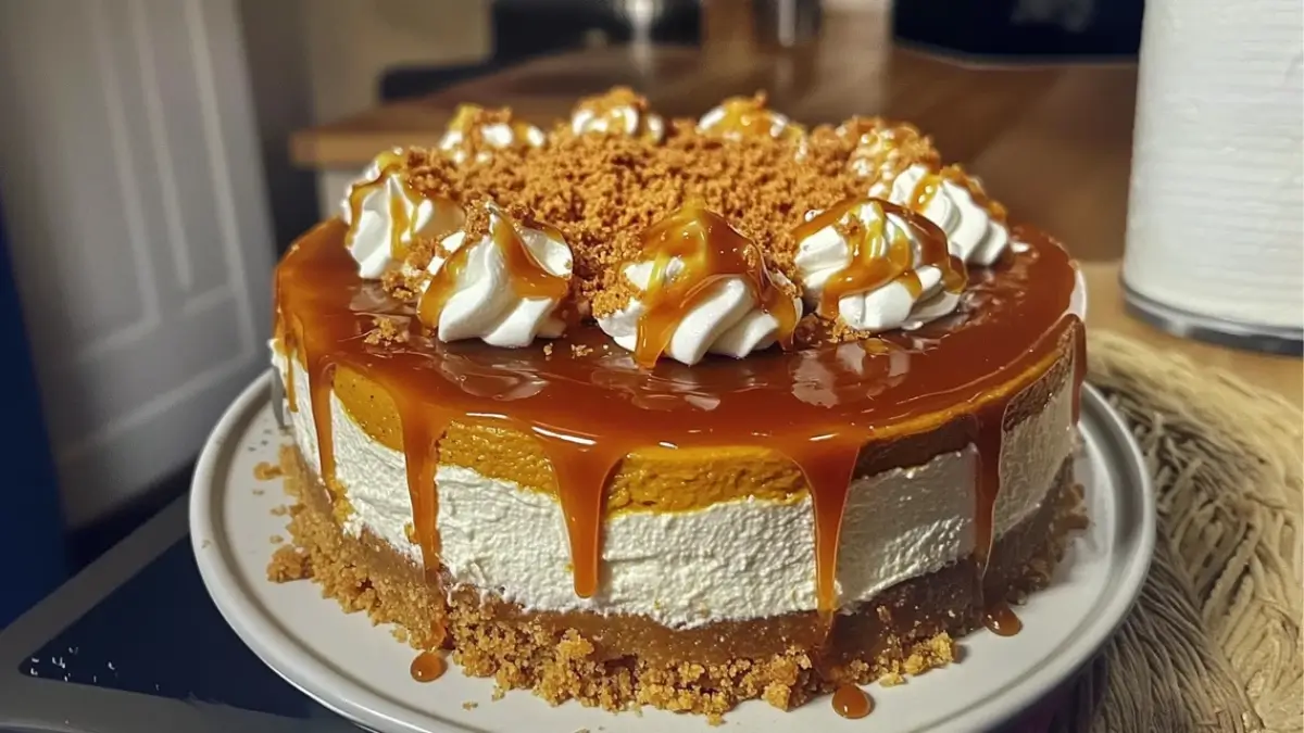 Pumpkin Caramel Cheesecake