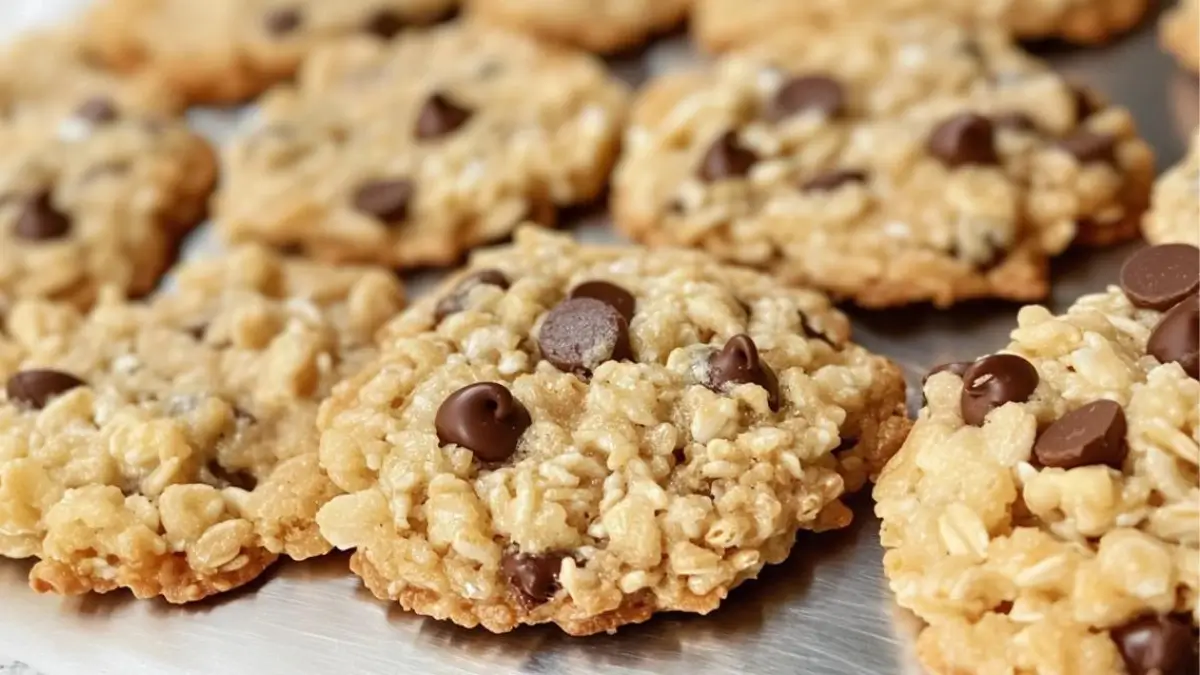 Rice Krispie Chocolate Chip Cookies