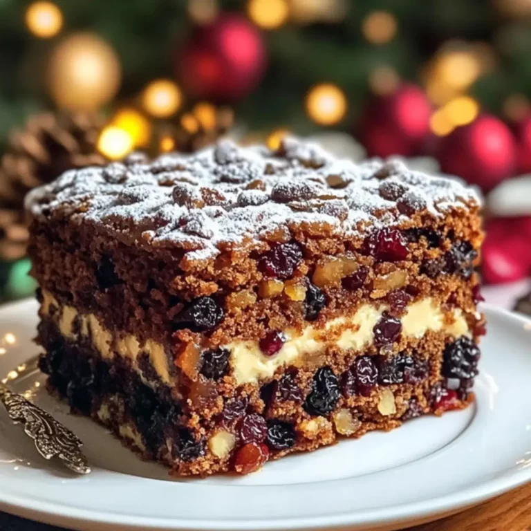 traditional Christmas cake