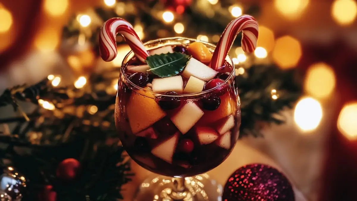 non-Alcoholic Christmas Sangria