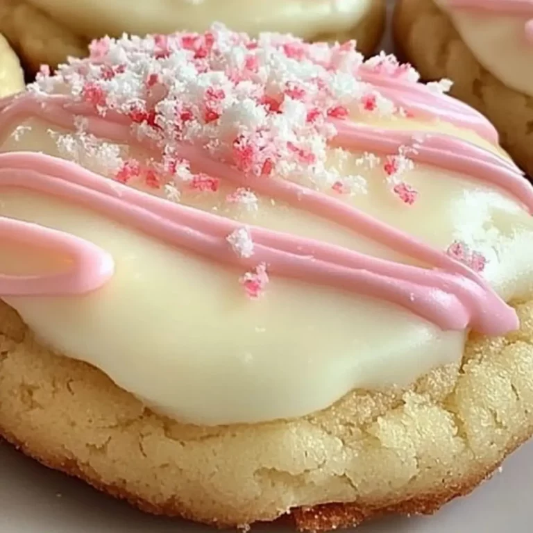 Peppermint Cheesecake Cookies