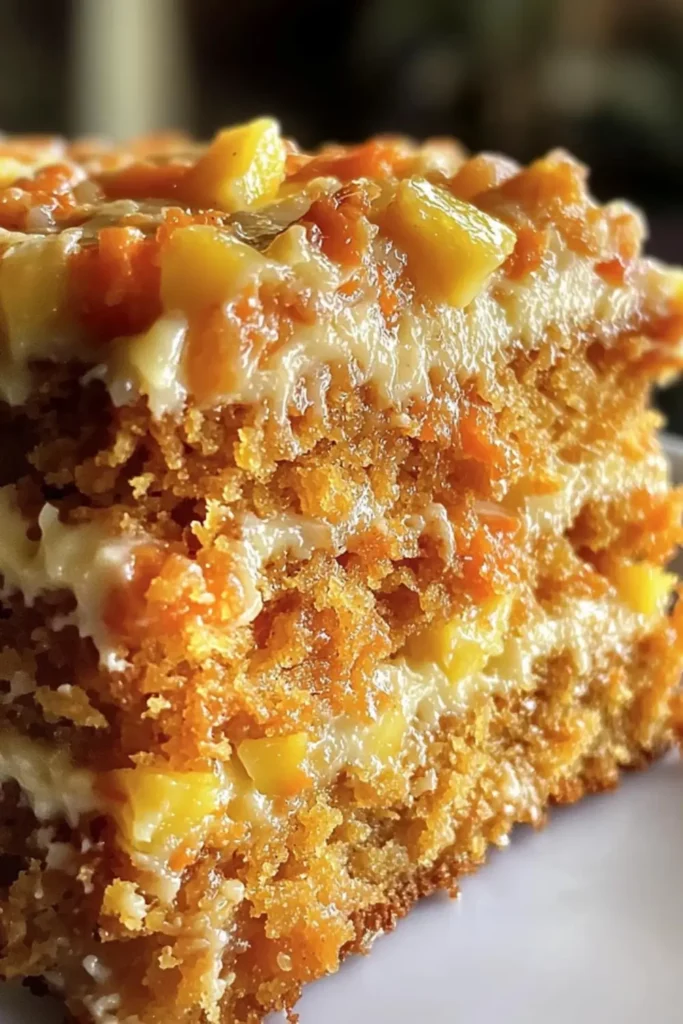 Hawaiian Carrot Pineapple Cake