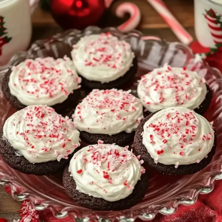 Hot Cocoa Peppermint Cookies