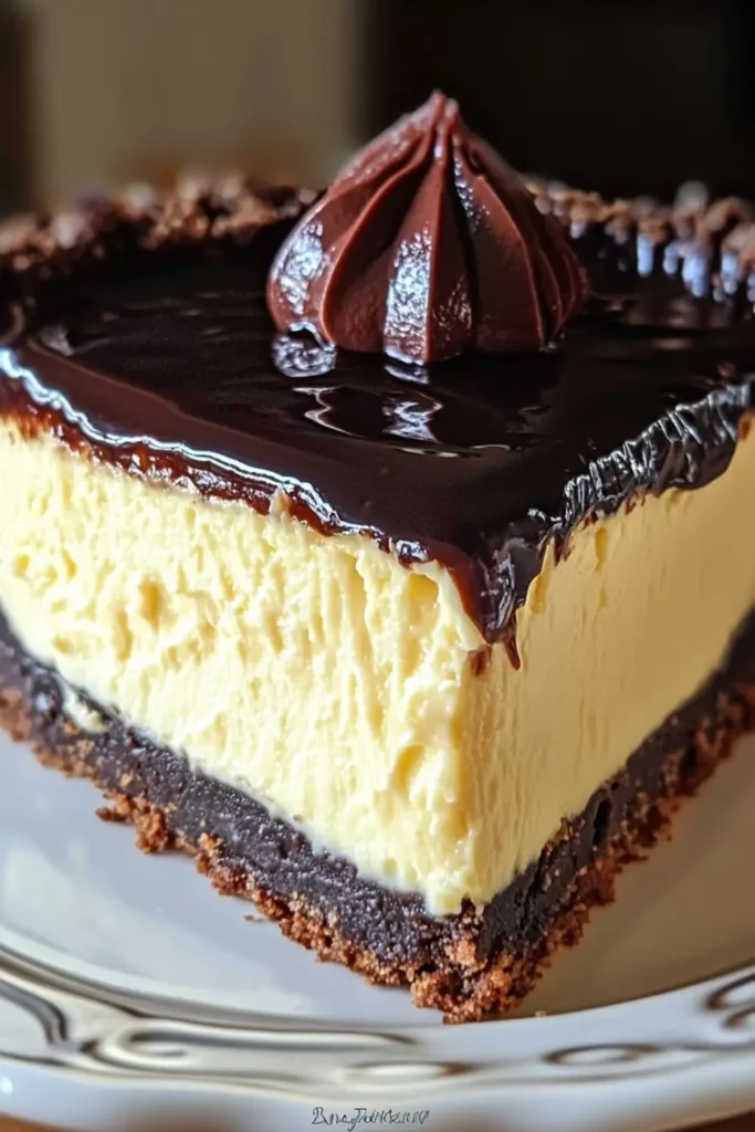 Boston Cream Pie Cheesecake