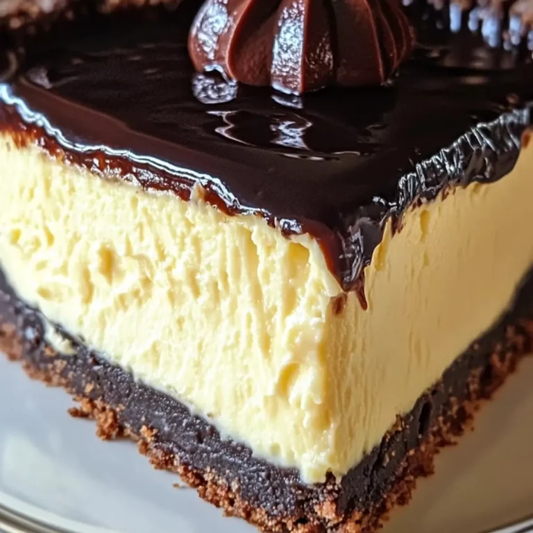 Boston Cream Pie Cheesecake